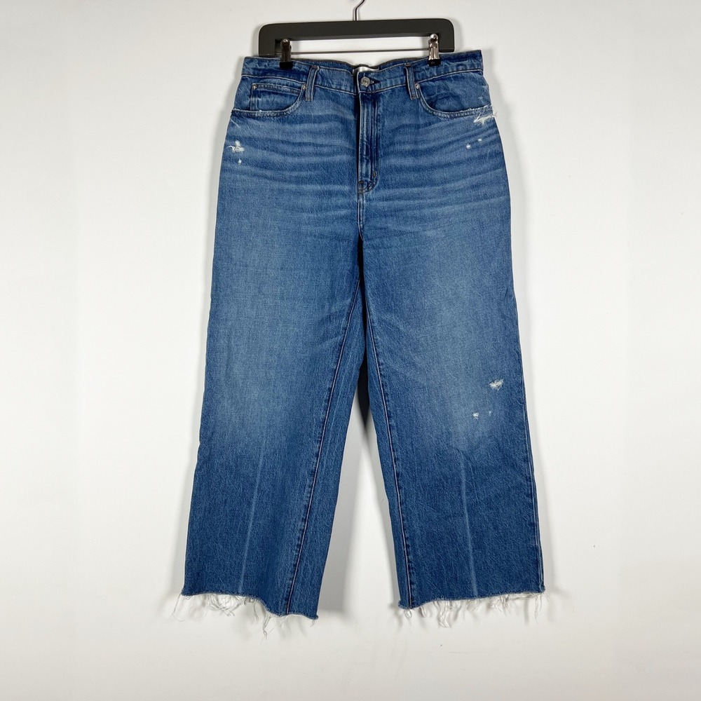 Frame Denim Women's The Relaxed Straight Regenerative Cotton Mariner Wash Jeans